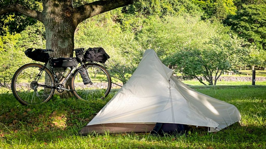 自転車キャンプ